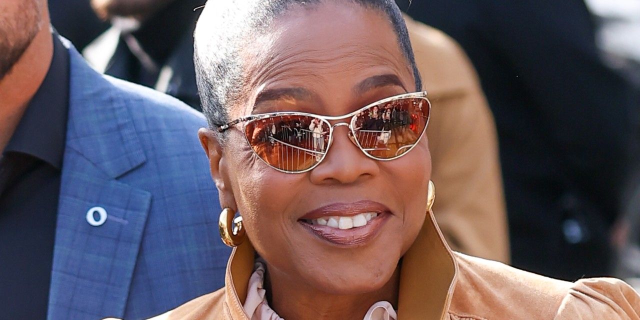 Oprah Winfrey Turns Heads in Ultra Cropped Jacket at Paris Fashion Week