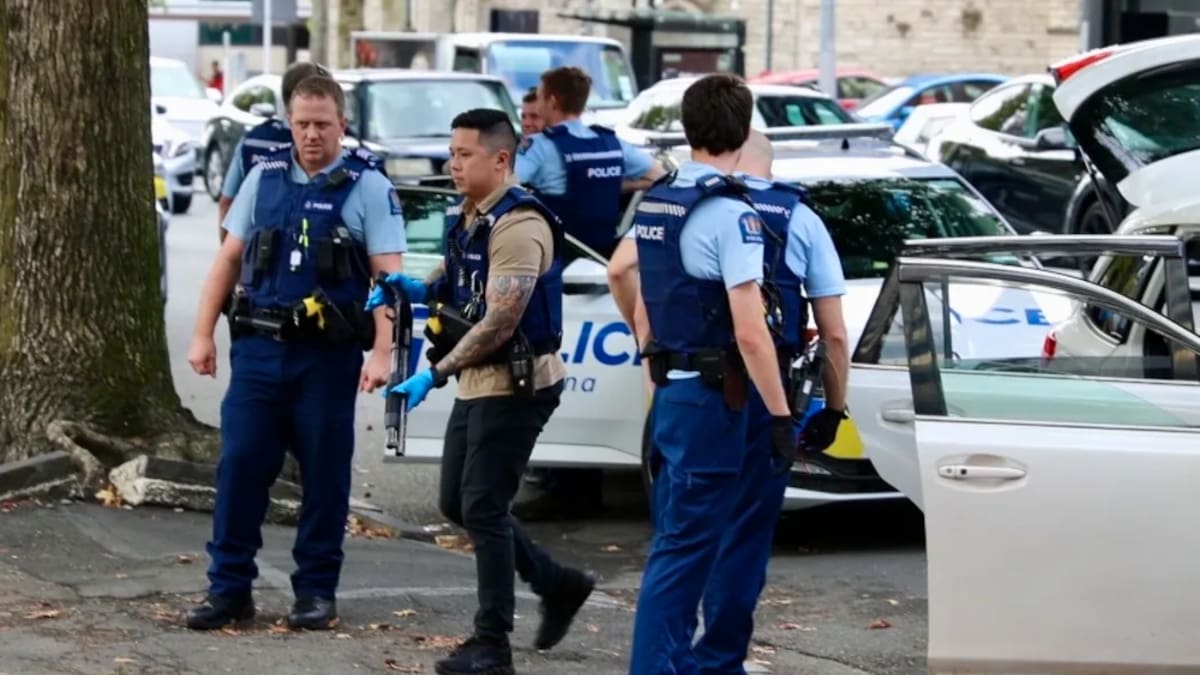 Armed police find firearm and arrest three after chase in central Auckland