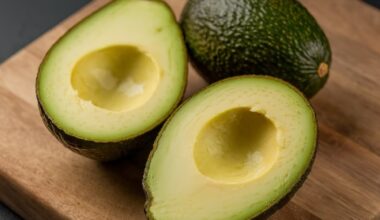 Avocado is rich in monounsaturated fats, fiber, and phytochemicals