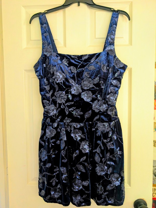 Little's spectacular Winter Formal dress (Photo by Teri Sforza)