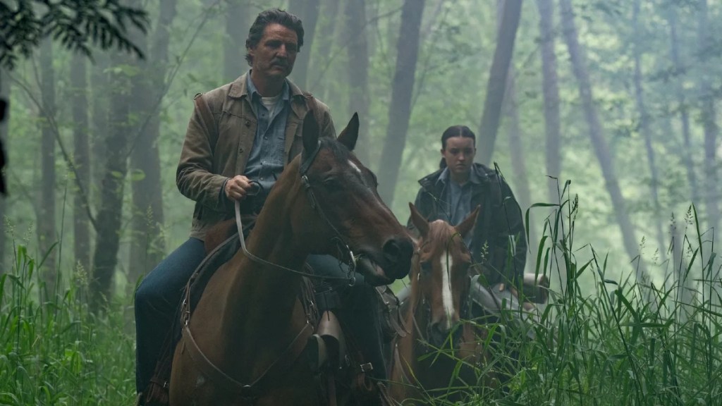 Pedro Pascal and Bella Ramsey in "The Last of Us" Season 2, Episode 6 (Liane Hentscher/HBO)