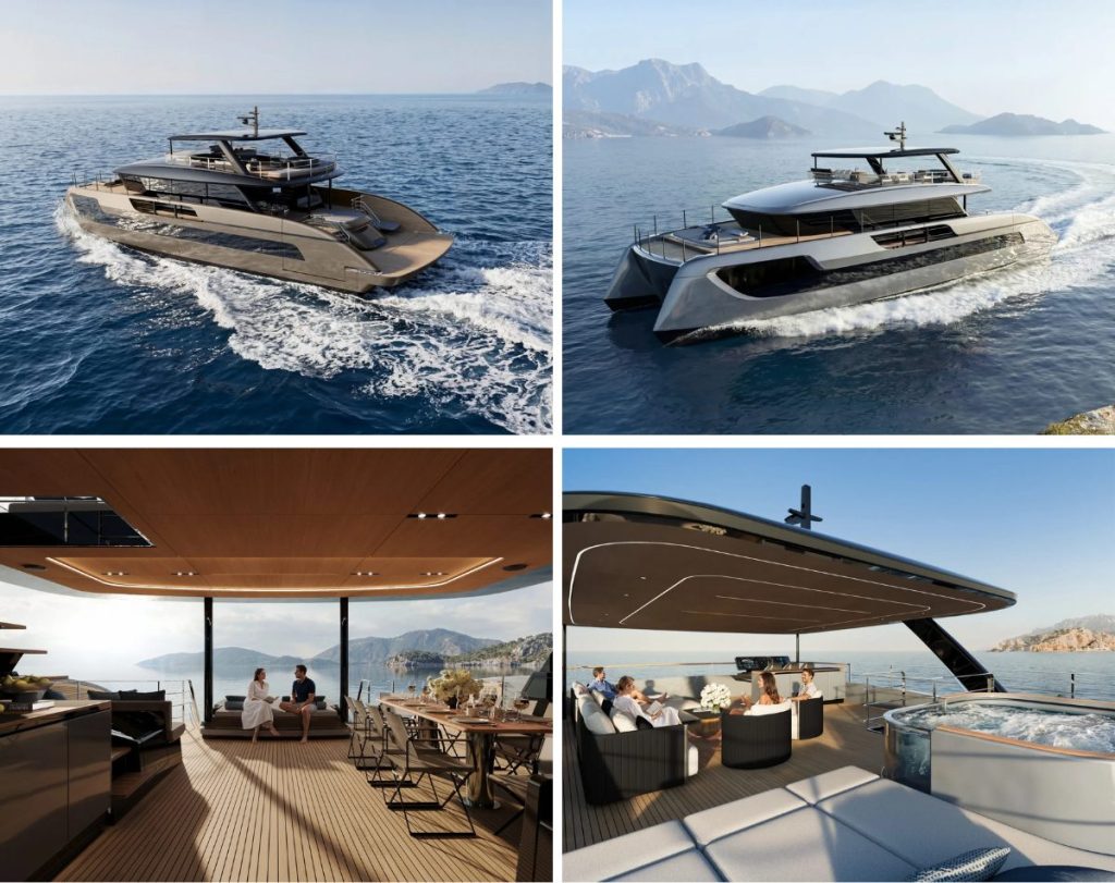 ULTIMA 88 delivers an exhilarating cruising experience while maintaining the comfort and stability of a multihull platform. // Photo credit: Sunreef