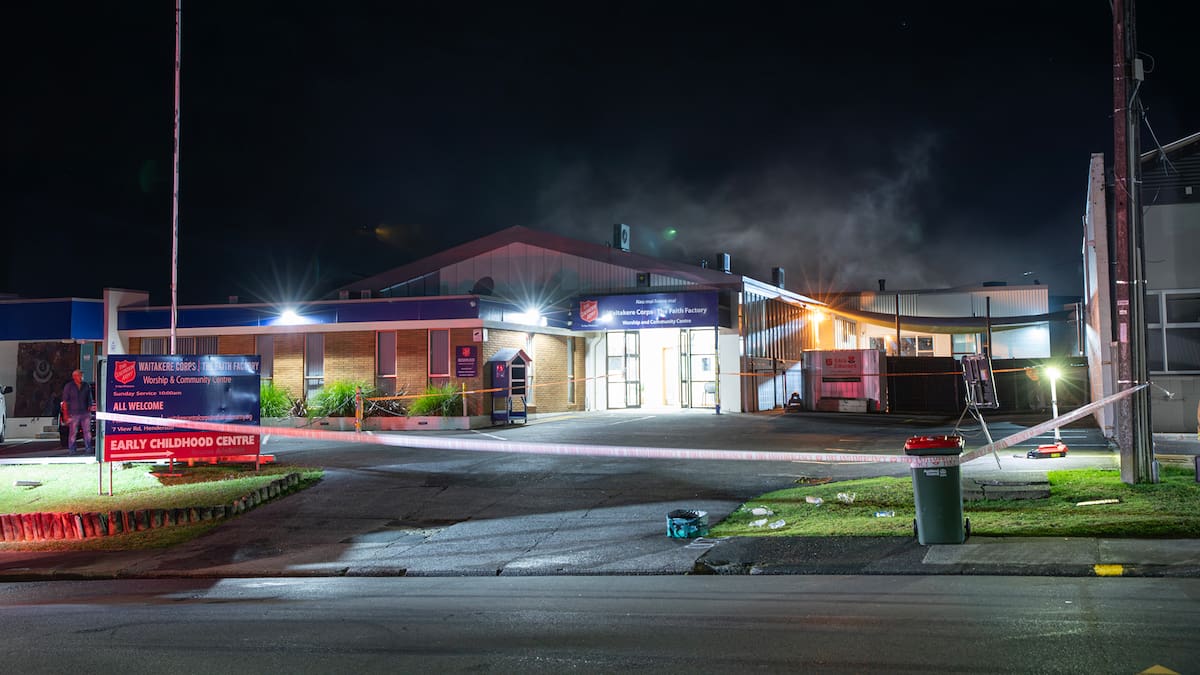 Person critical after rescue from fire at Henderson Salvation Army Church, arson suspected