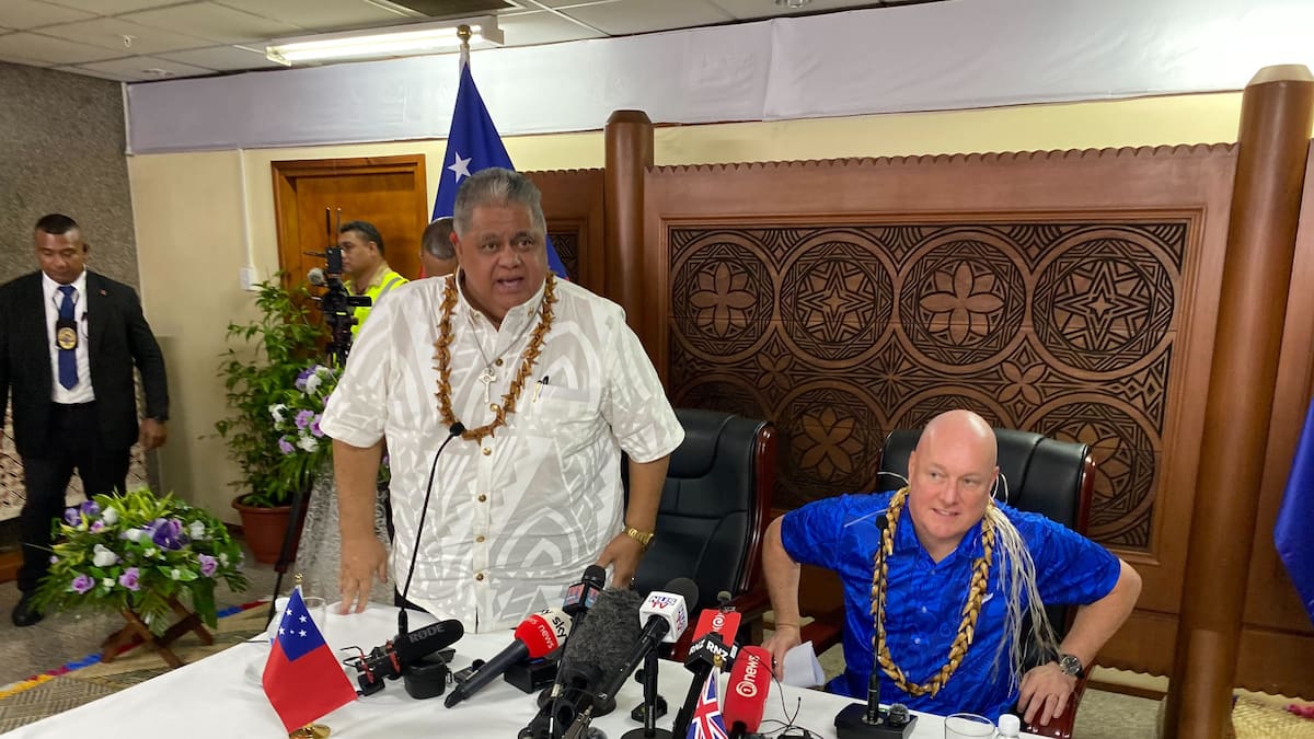 Samoa’s PM tells Christopher Luxon to ignore negativity on social media over matai title