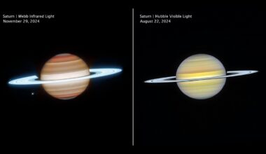 two pale yellow orbs on a black background