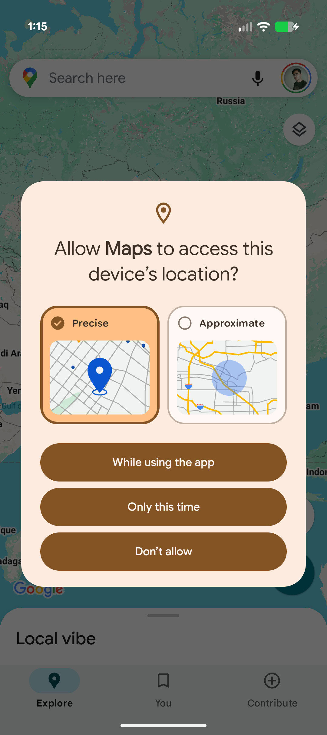Redesigned permission UI 2