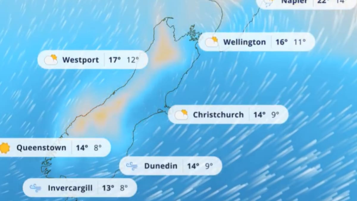 MetService forecast: Cooler nights for South Island, warm days in the north