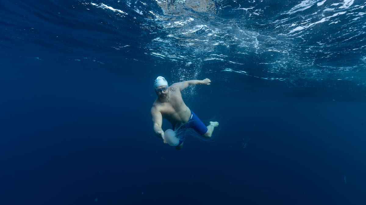 On The Up: Jono Ridler on Kelly Slater support, jellyfish stings as epic swim nears an end