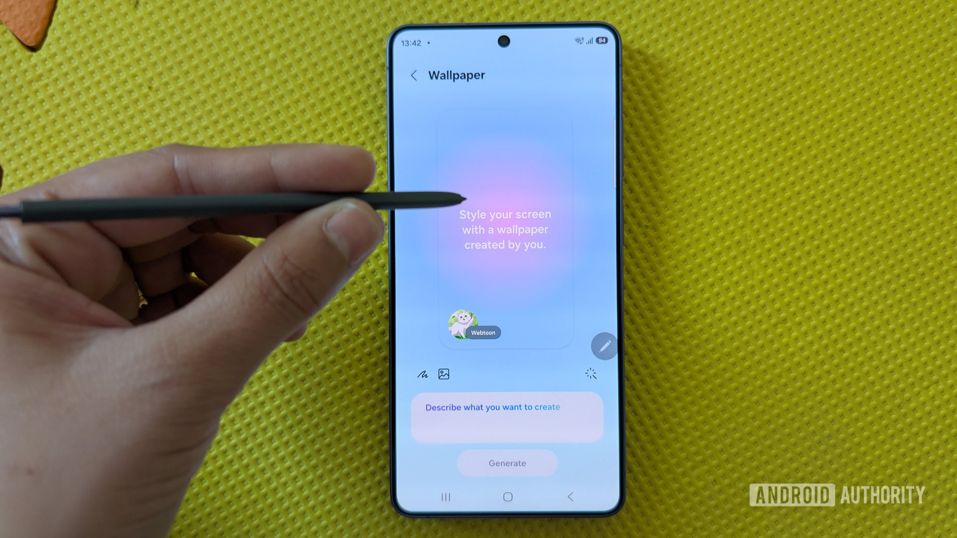 Samsung Galaxy S26 Ultra Creative Studio S Pen