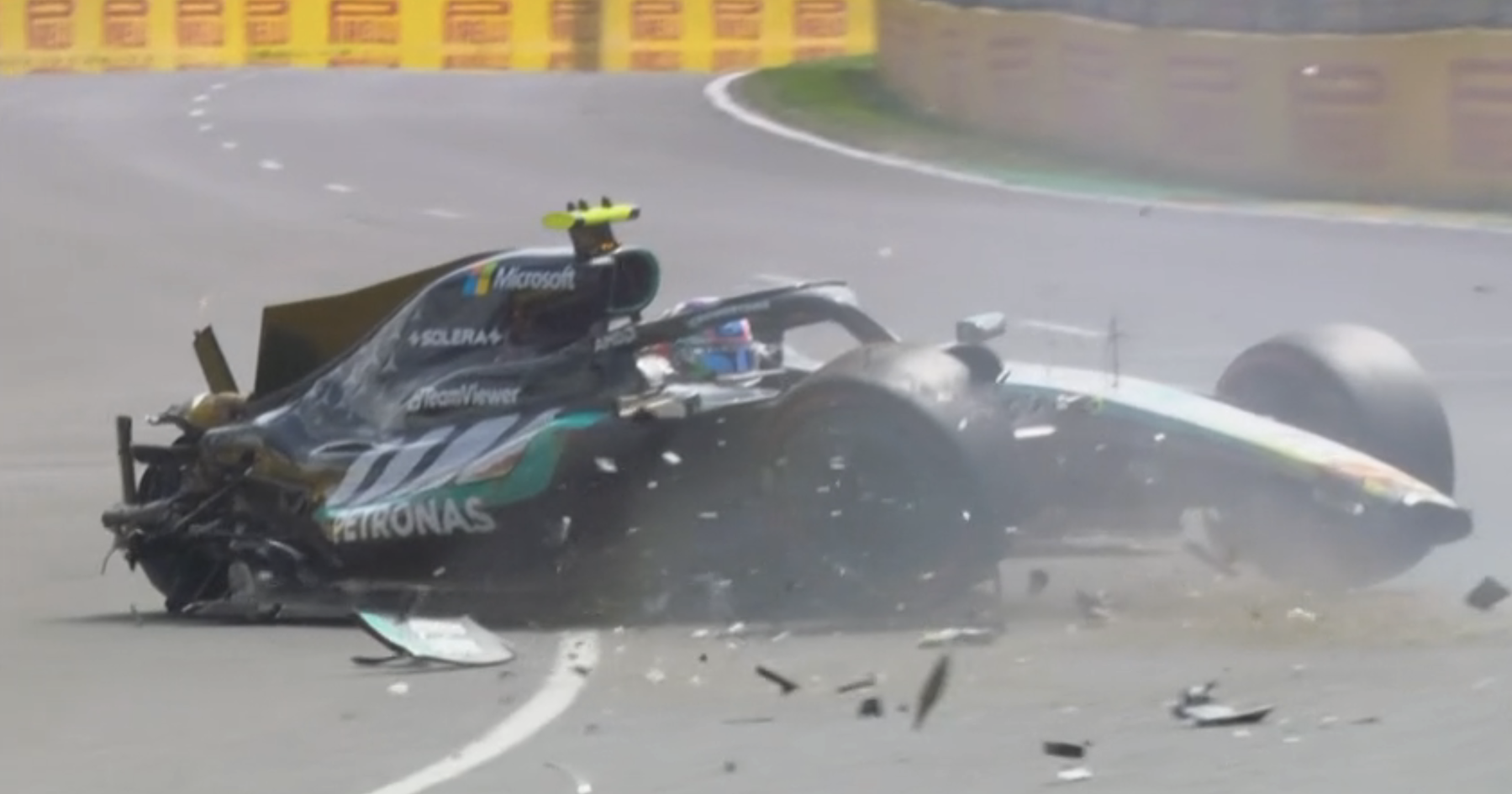 Kimi Antonelli suffers huge shunt in scary FP3 moment