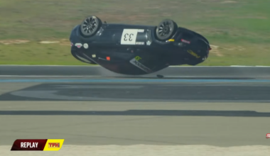 National news: RX8 driver unhurt in spectacular roll at The Bend