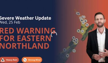 VIDEO: Wednesday PM weather report update from MetService