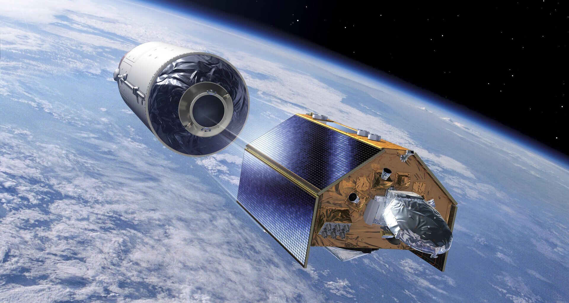 Sentinel-6B release into orbit