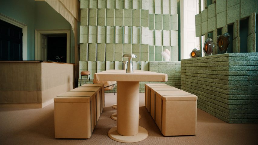 Furniture within the lounge 