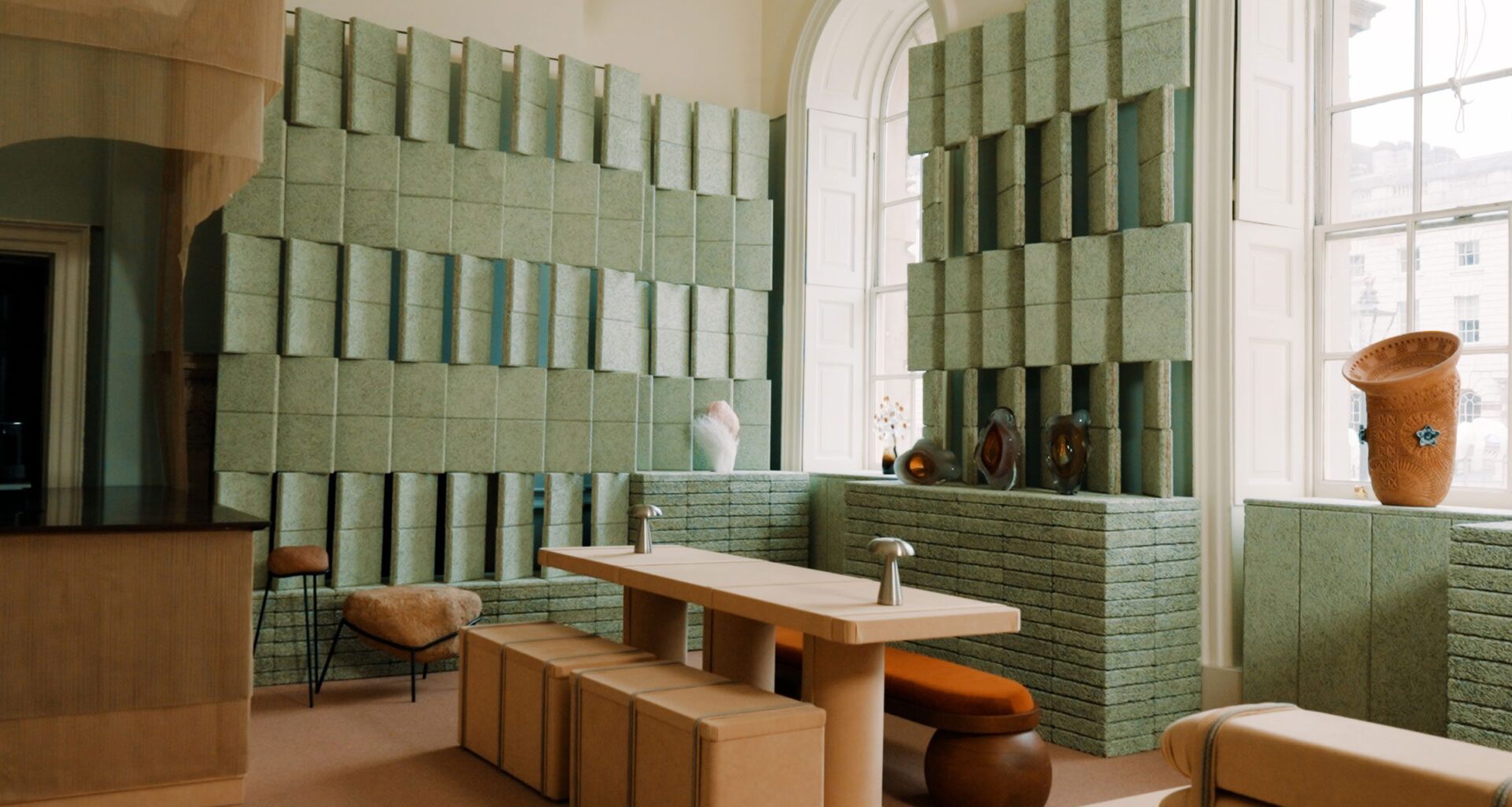 Tola Ojuolape creates "relational" lounge space for Collect 2026