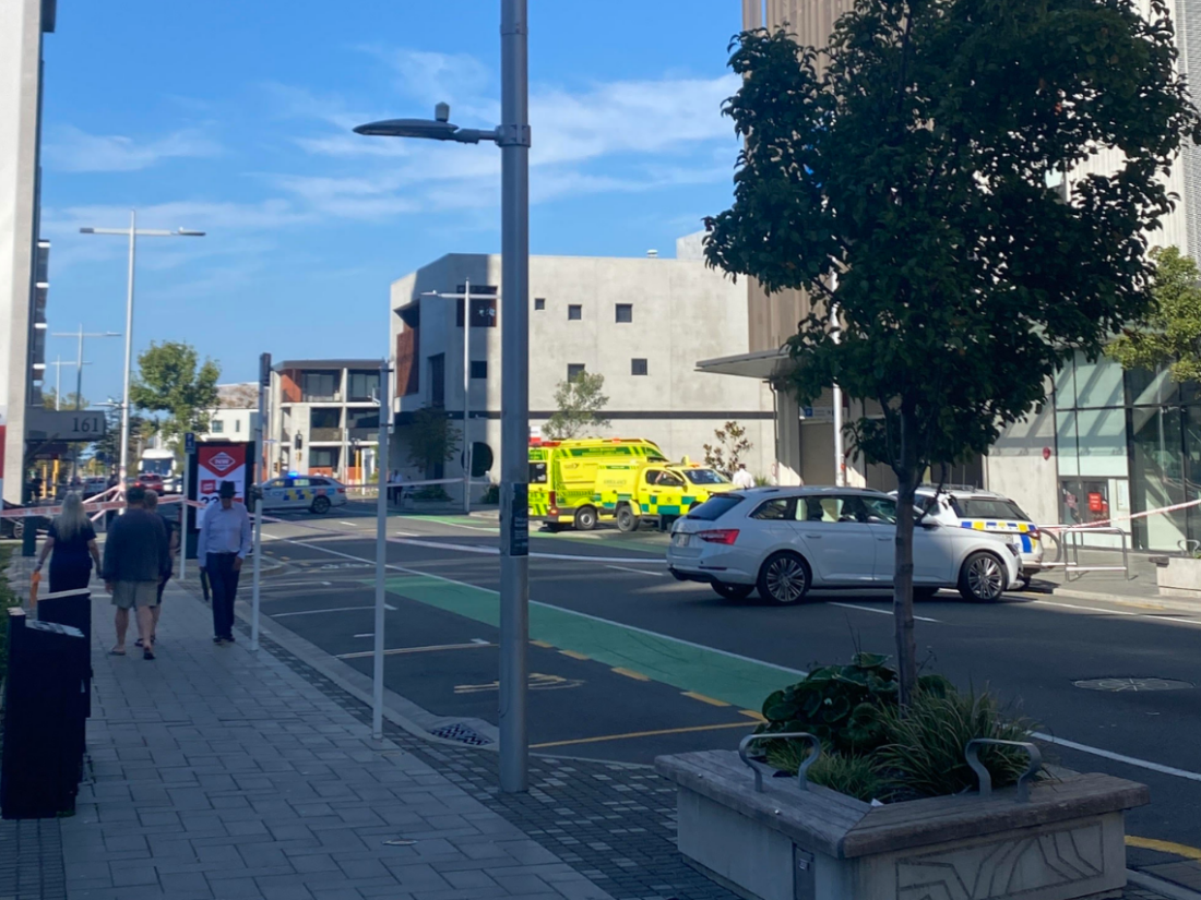 Main street closed in central Christchurch after emergency response