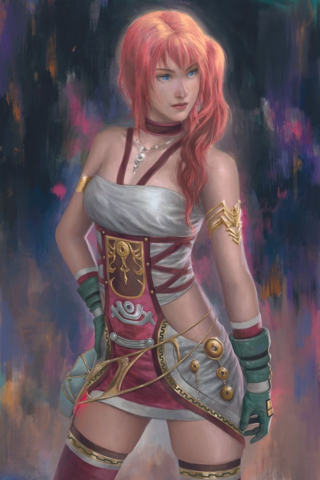 Fan art of Serah Farron from Final Fantasy