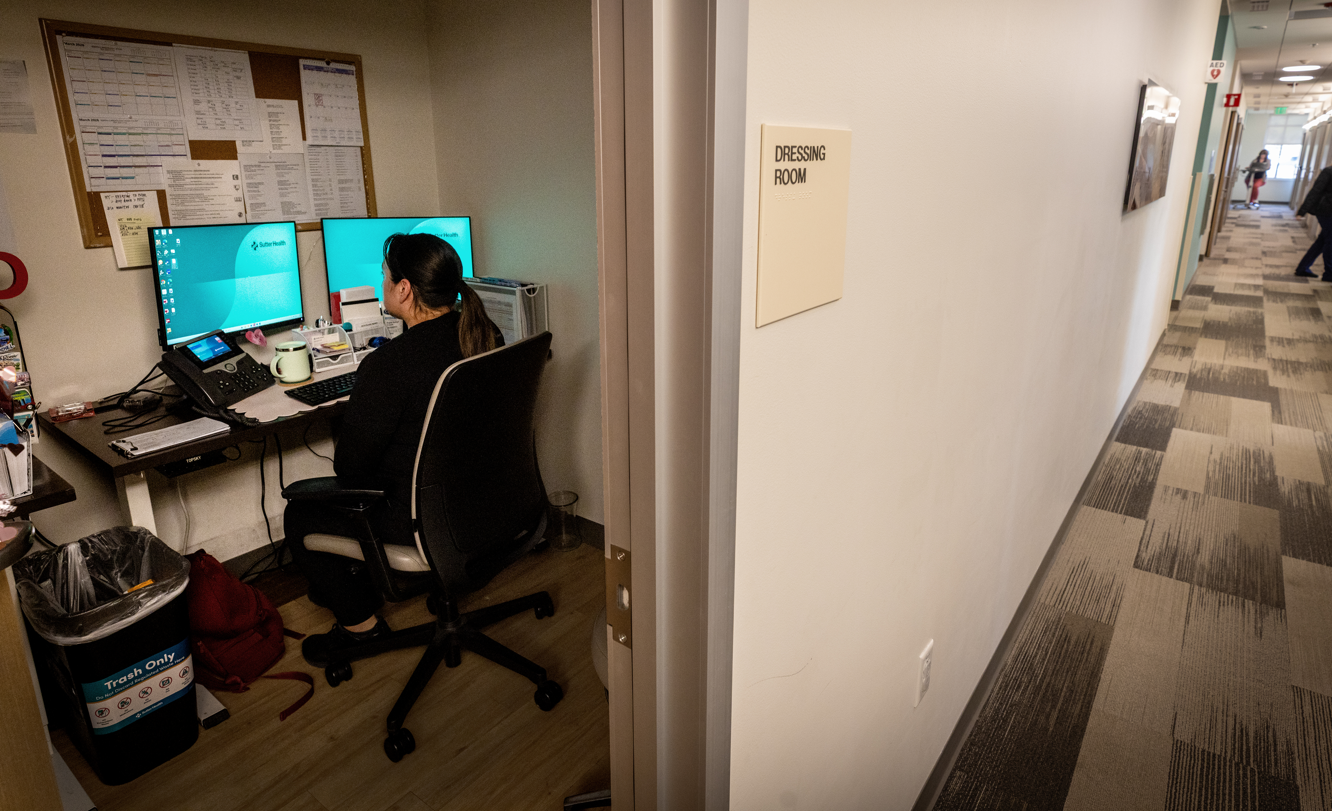 With limited room at the Sutter Health current cardiology center...