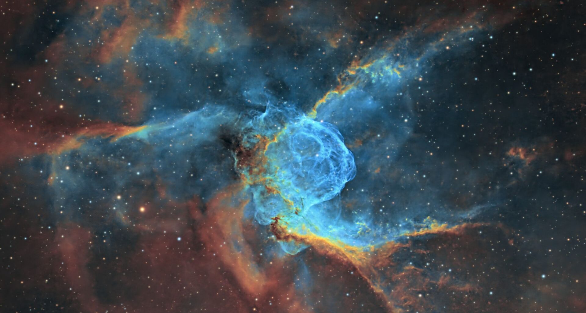Astrophotographer spies Thor's Helmet shining 15,000 light-years away in spectacular photo