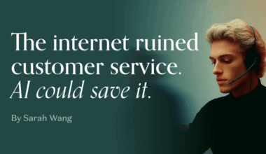The internet ruined customer service. AI could save it.