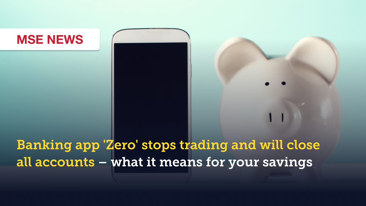 Banking app 'Zero' stops trading and will close all accounts