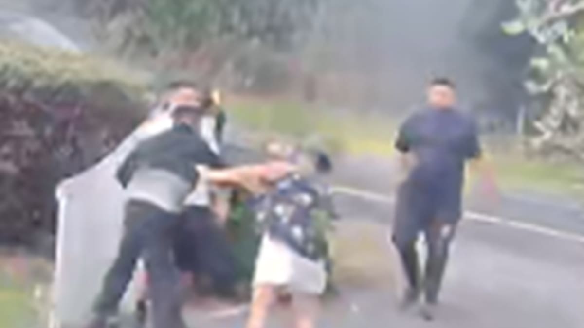 Matangi assault: Police hunt trio after burnout attack near Hamilton