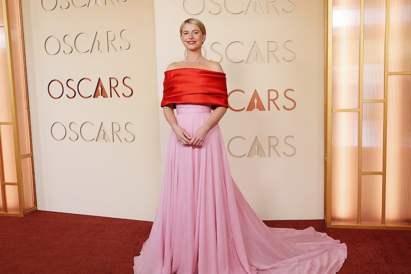 Jessie Buckley attends the Oscars at the Dolby Theatre. Photograph: Mike Coppola/Getty Images
