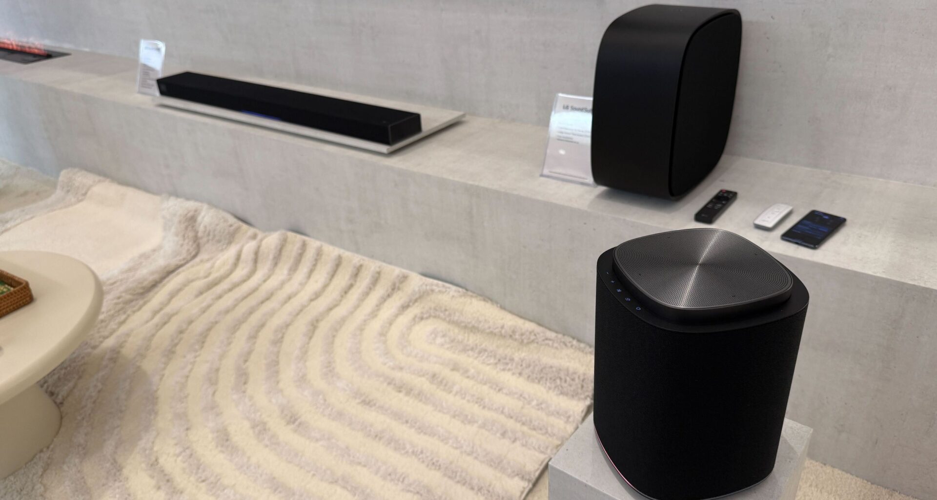 Adventures in AV: LG Sound Suite didn't hit the sonic mark, but we're really impressed by its headlining feature