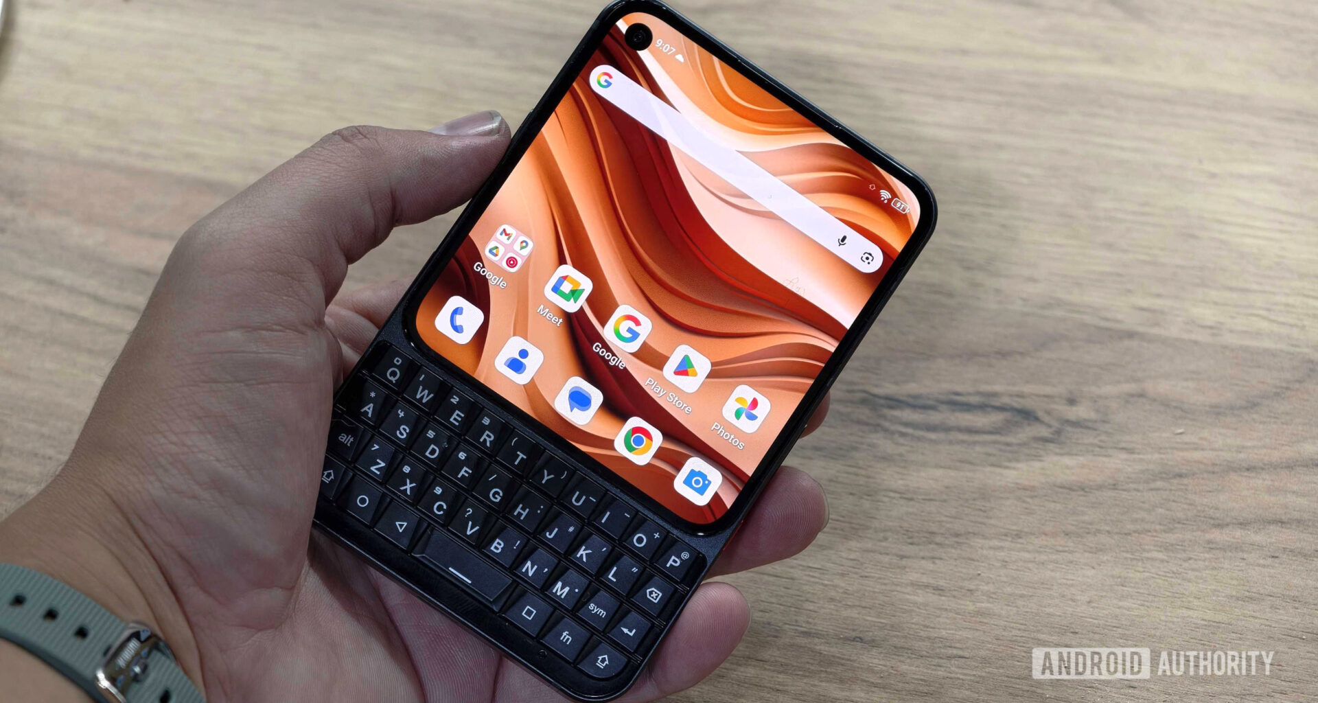 Unihertz Titan 2 Elite in hand