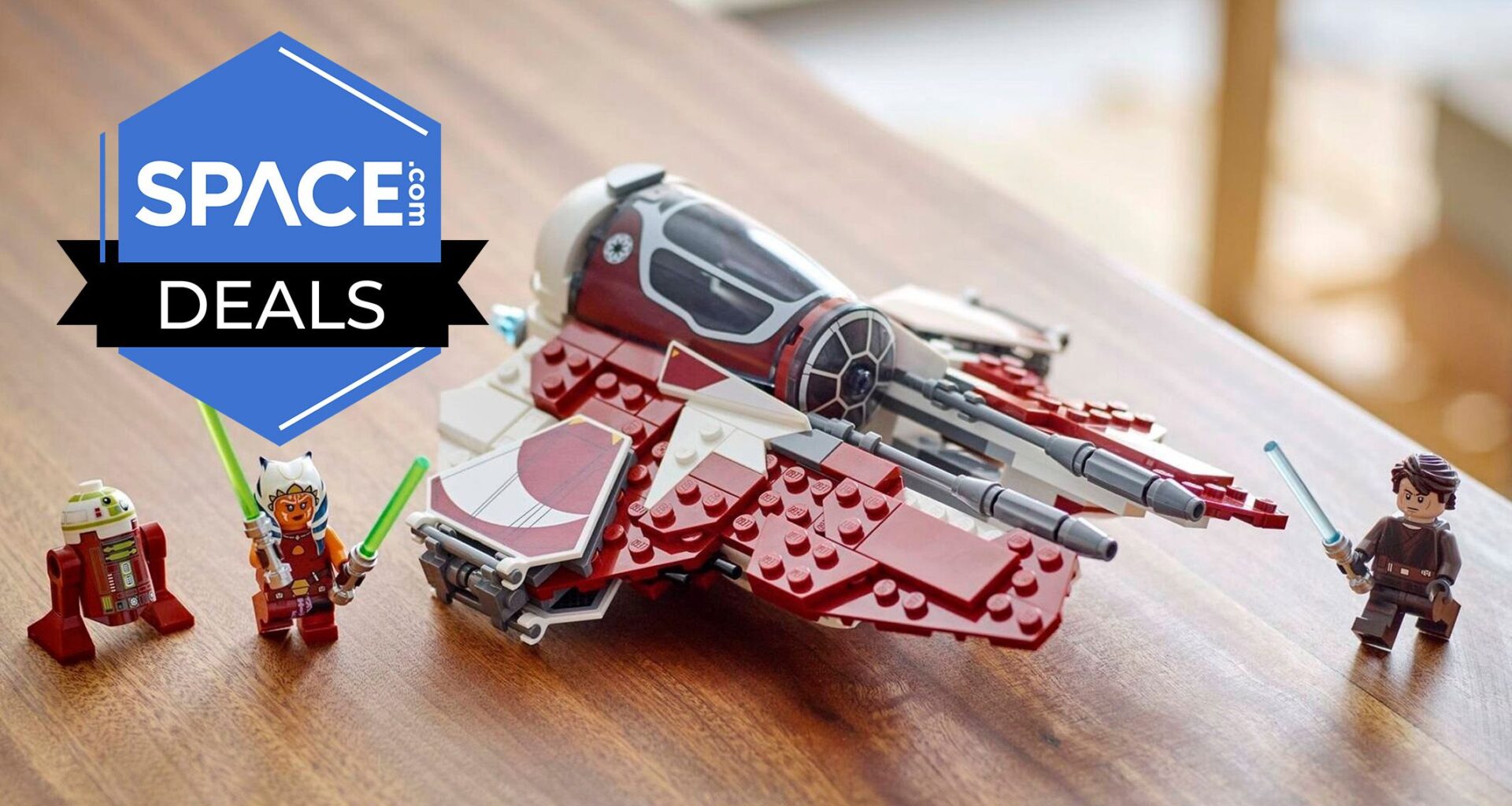 Save 20% off this Lego Star Wars Ahsoka Tano Jedi Interceptor, while you wait for S2 of Ahsoka to drop.