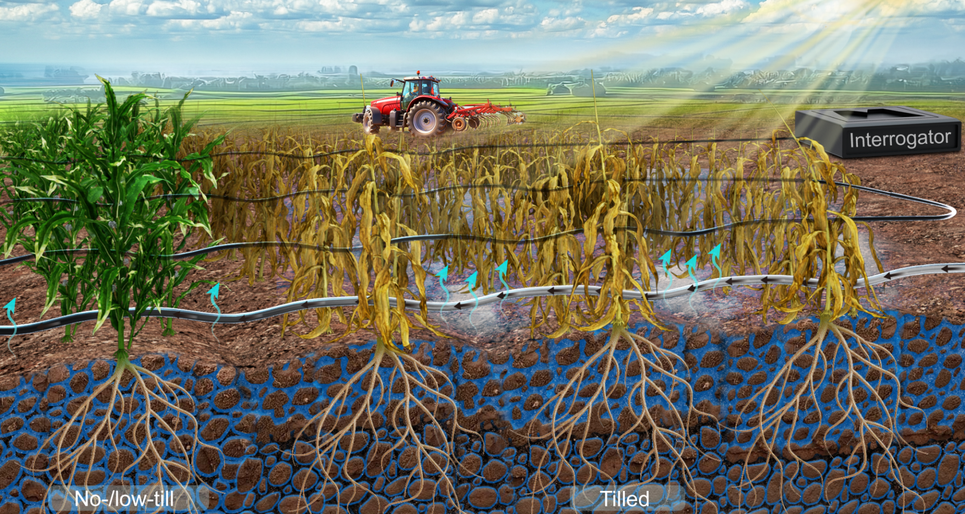 Fiber-Optic Sensors Reveal How Farming Destroys Soil's Natural Structure----Chinese Academy of Sciences