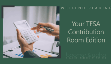 Weekend Reading: Your TFSA Contribution Room Edition