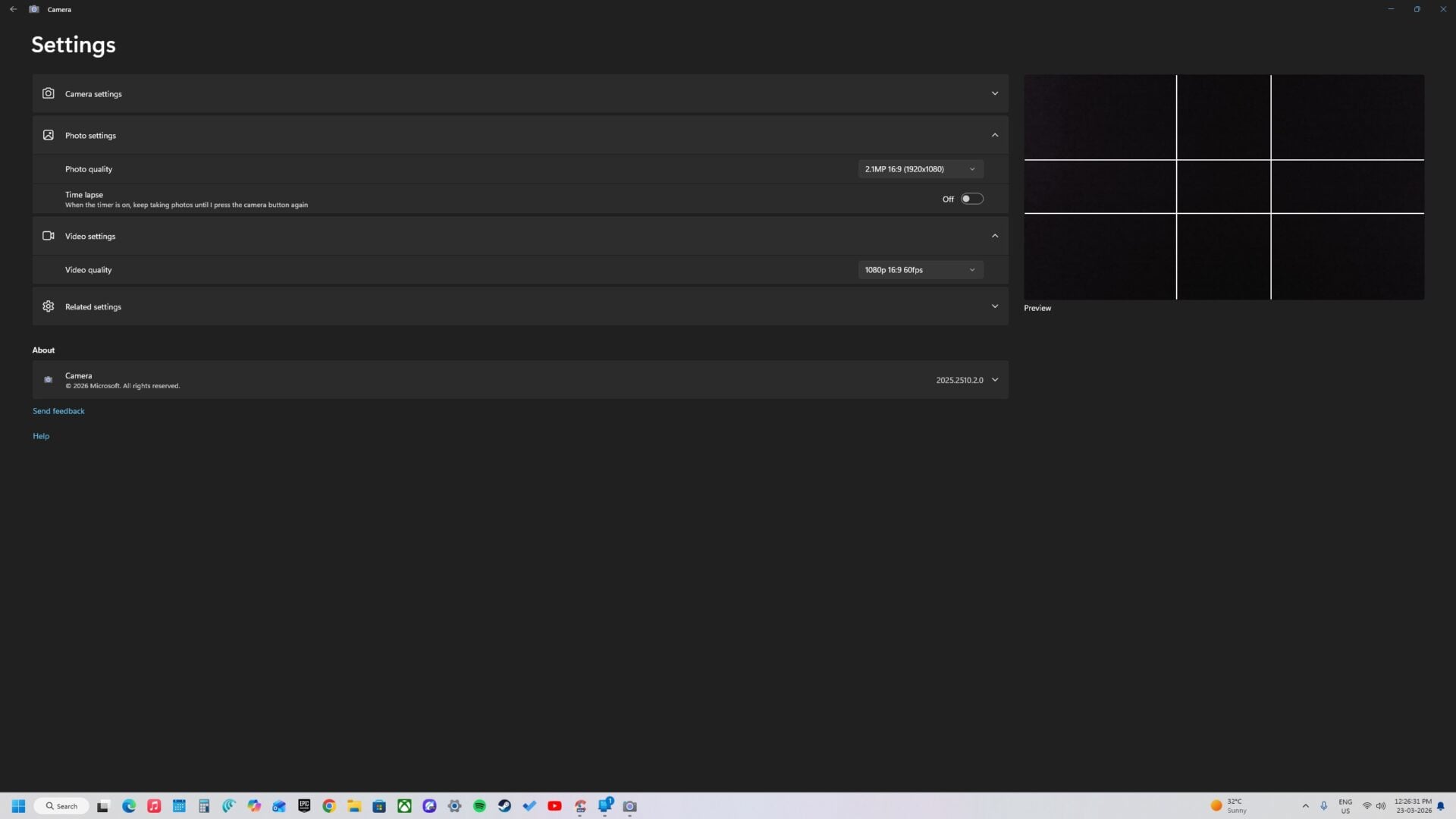 windows 11 samsung galaxy one ui 8.5 photo video resolution settings