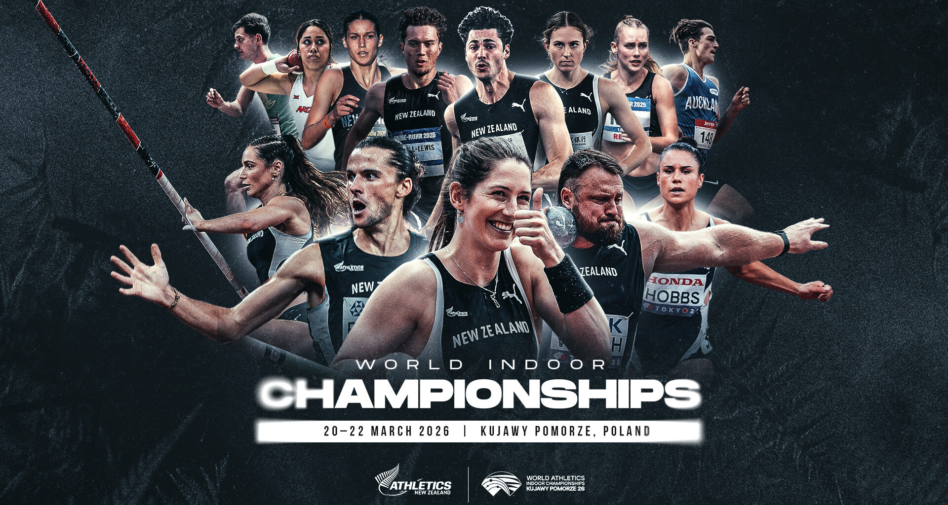 Beamish, Walsh, & McCartney Headline 13‑Strong NZ Team for World Indoor Championships Featured Image