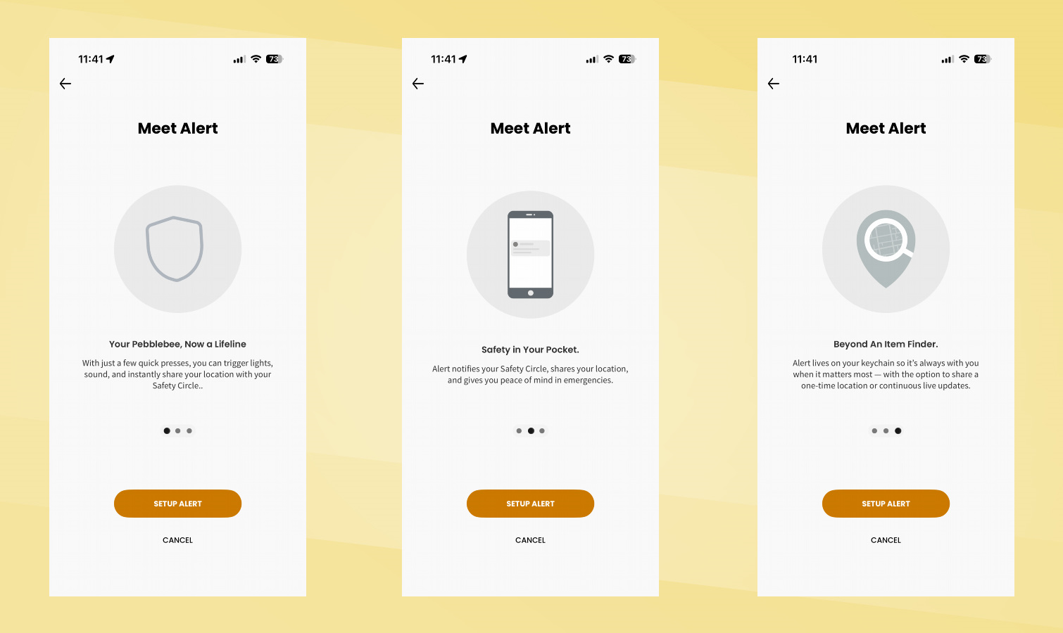 Pebblebee Clip 5 screenshots.