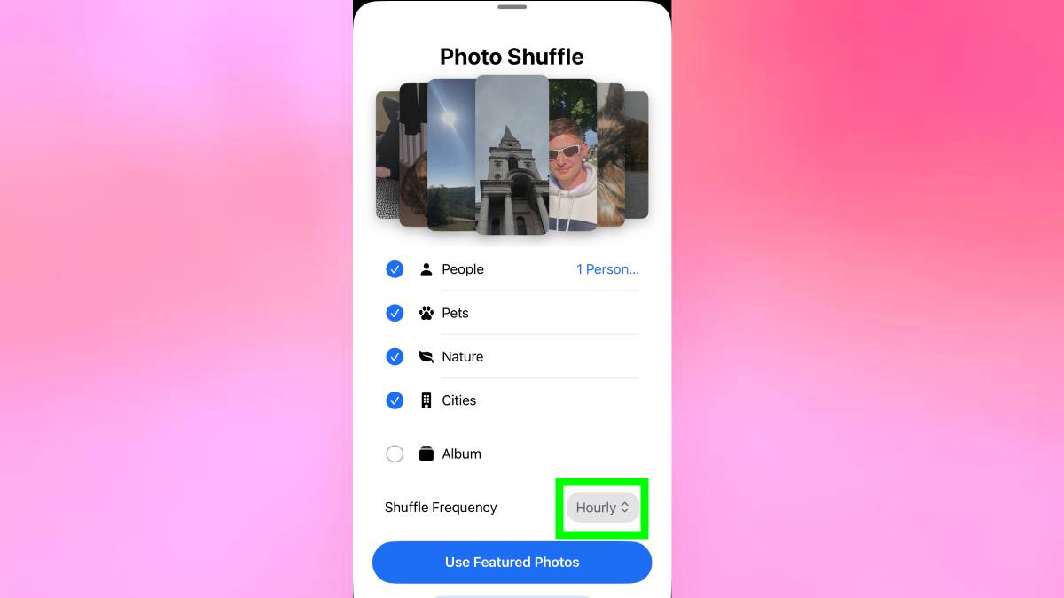 How to photo shuffle wallpapers on iPhone