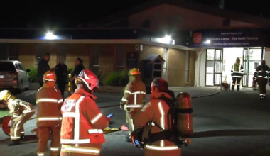 Person critically injured in suspicious building fire in west Auckland