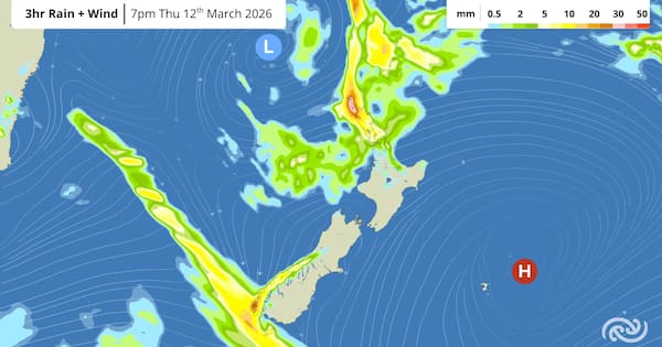 'Warm, windy, wet' weather for Auckland and Northland later this week