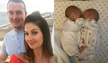 Mum with endometriosis who lost three pregnancies welcomes twins, but fears for daughters’ future