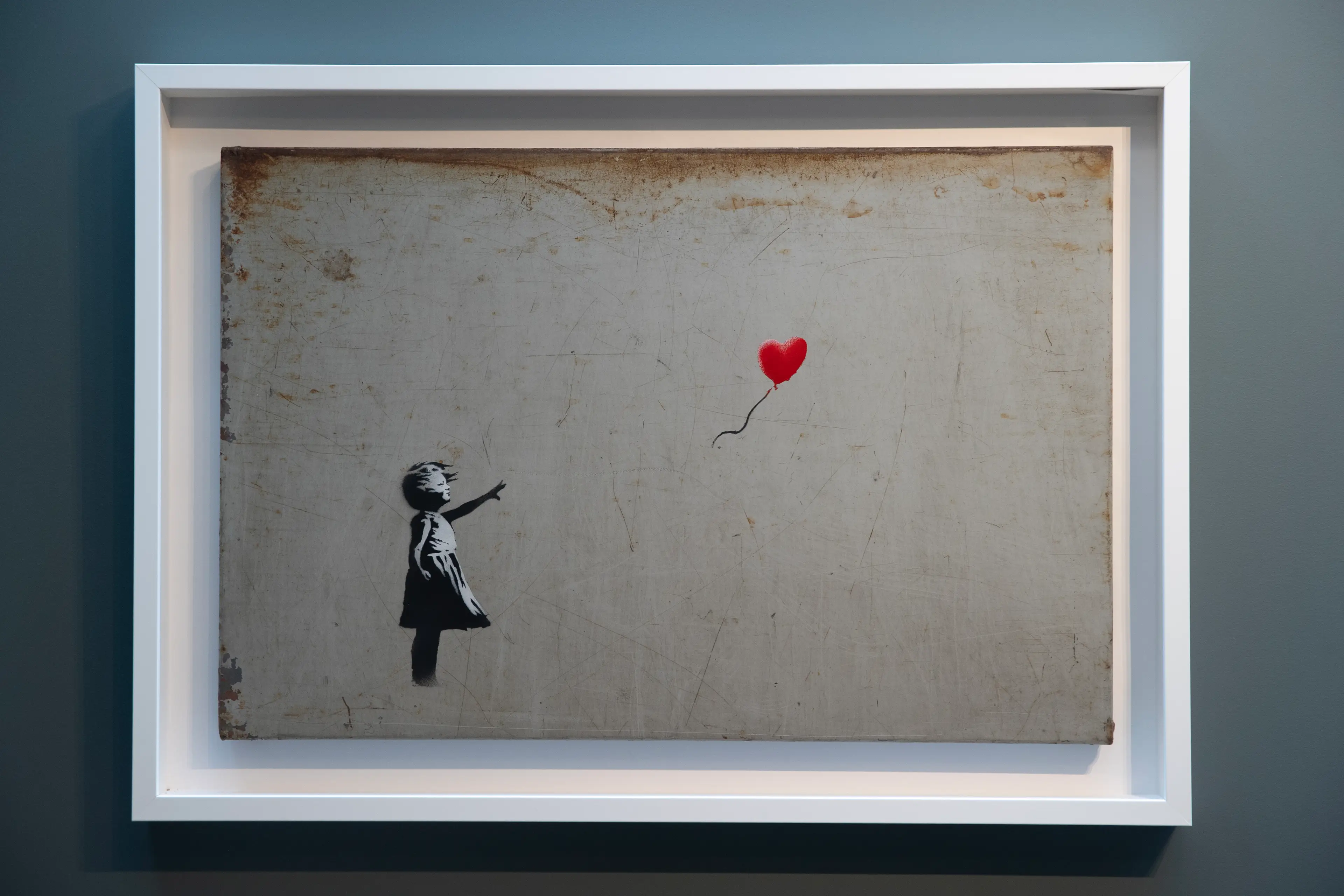 'Girl with Balloon' is one of the artist's best-known works (Steve Christo/Corbis via Getty Images)