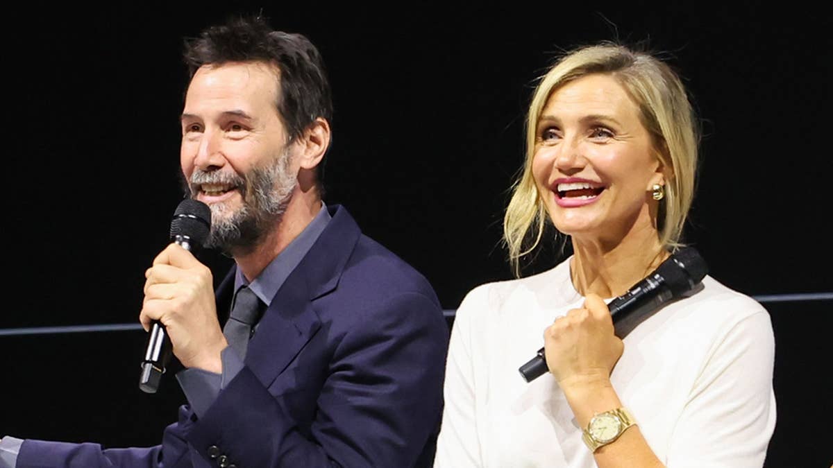 Cameron Diaz, 53, and Keanu Reeves, 61, look ageless in new appearance