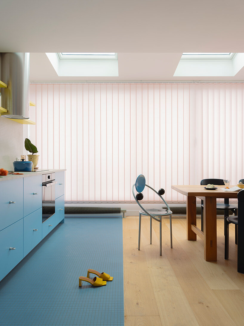 acte deux transforms a paris apartment into a swimming lane of color and movement - 3