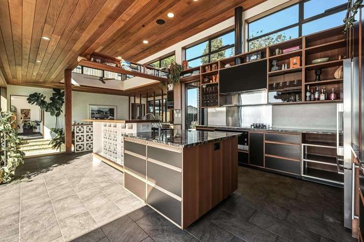 Kim Smythe and Noel Cimadom fell in love with the 1970s-inspired home on Myers Street, in Otumoetai, Tauranga, after it was featured in a glossy magazine. Photo / Supplied