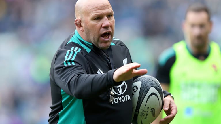 All Blacks forwards coach Jason Ryan.