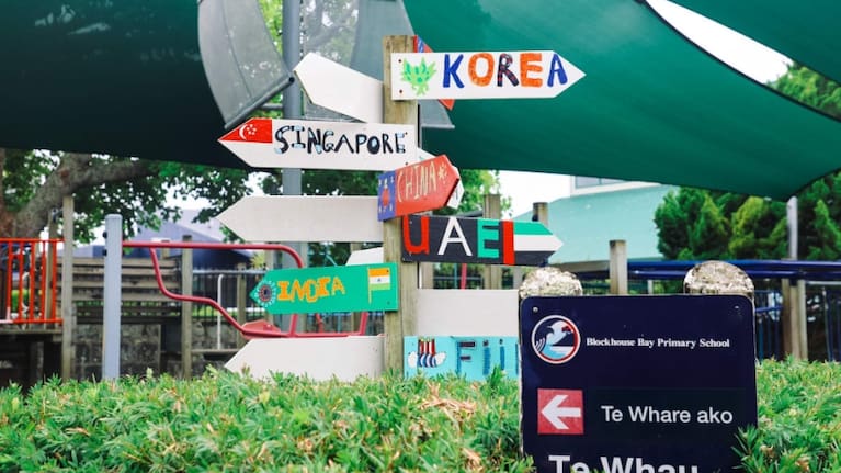 Almost 56% of Blockhouse Bay residents claim Asian heritage. Photo: RNZ / Yiting Lin
