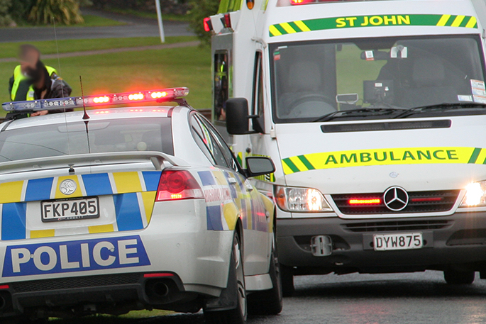 SunLive - One injured following truck and pedestrian crash