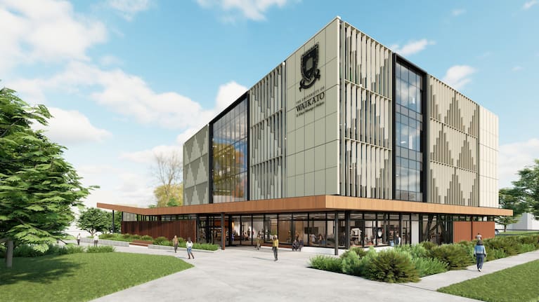 An artists impression of the medical school campus (Supplied: University of Waikato)
