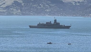 Navy vessel spills up to 300 litres of oil in Akaroa Harbour