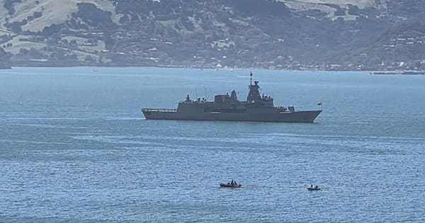 Navy vessel spills up to 300 litres of oil in Akaroa Harbour