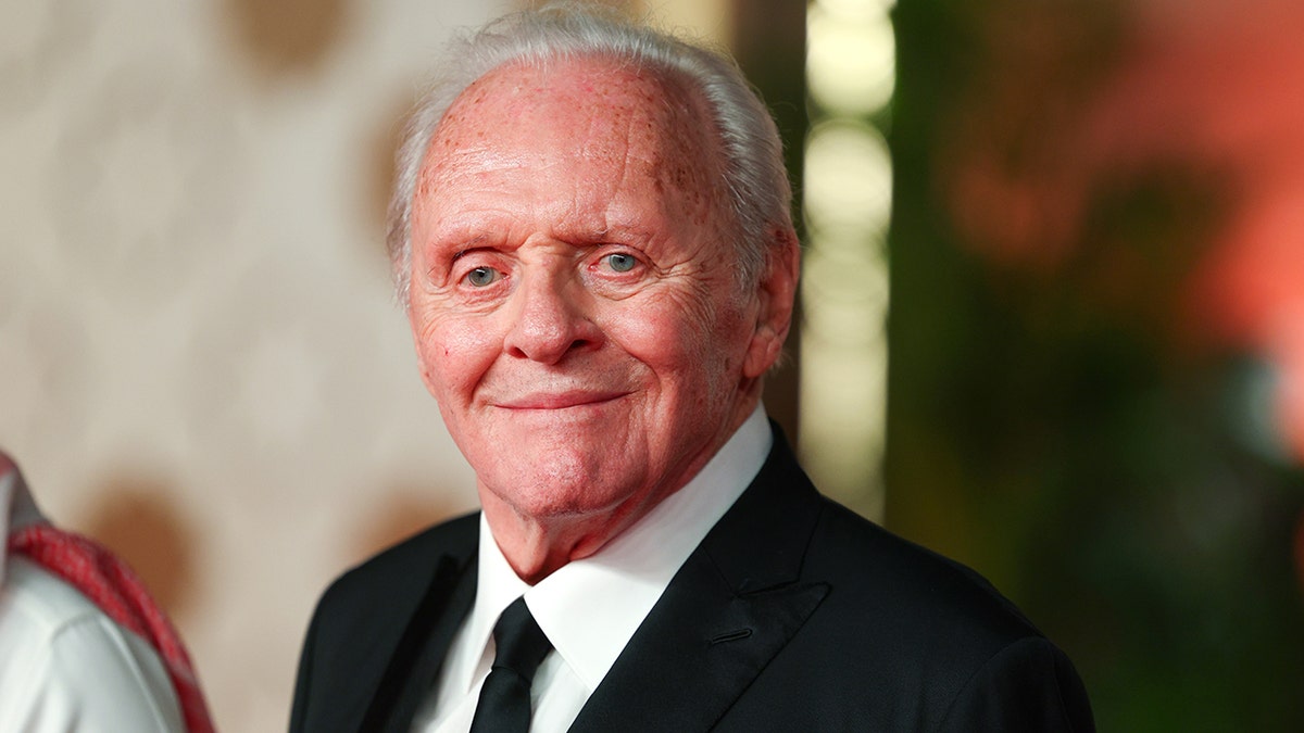 Anthony Hopkins at the Red Sea International Film Festival in Saudi Arabia in December 2025.